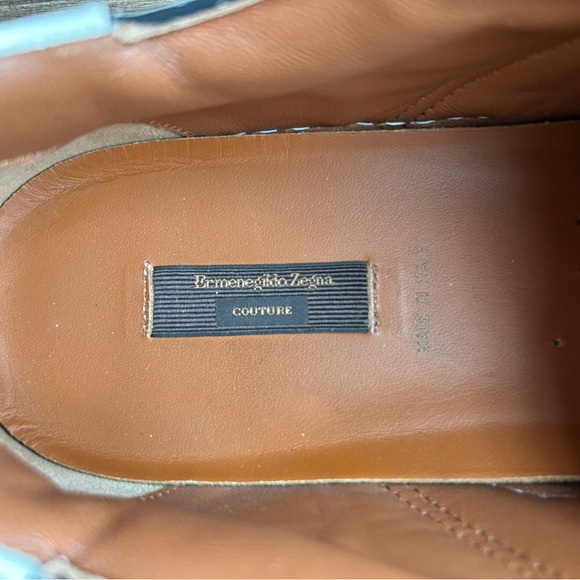 Ermenegildo Zegna Tiziano Leather Low Top White Sneakers | 11 - Picture 5 of 16